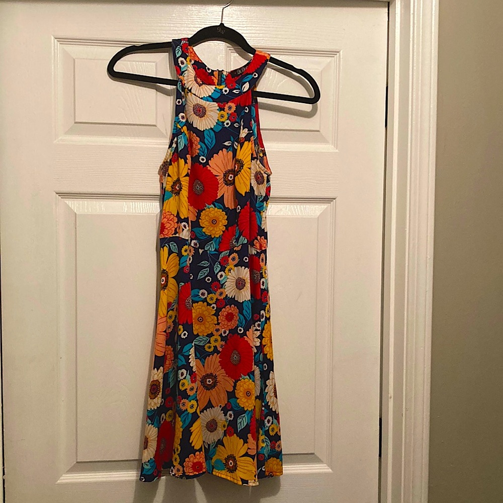 Medium Floral Skater Dress like new